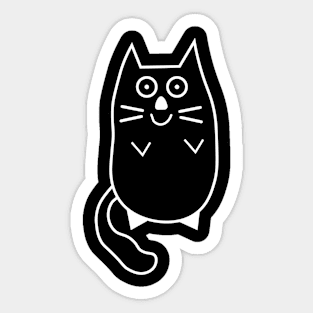 Chubby cat Sticker